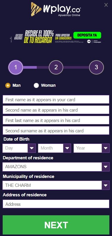 wplay sign up
